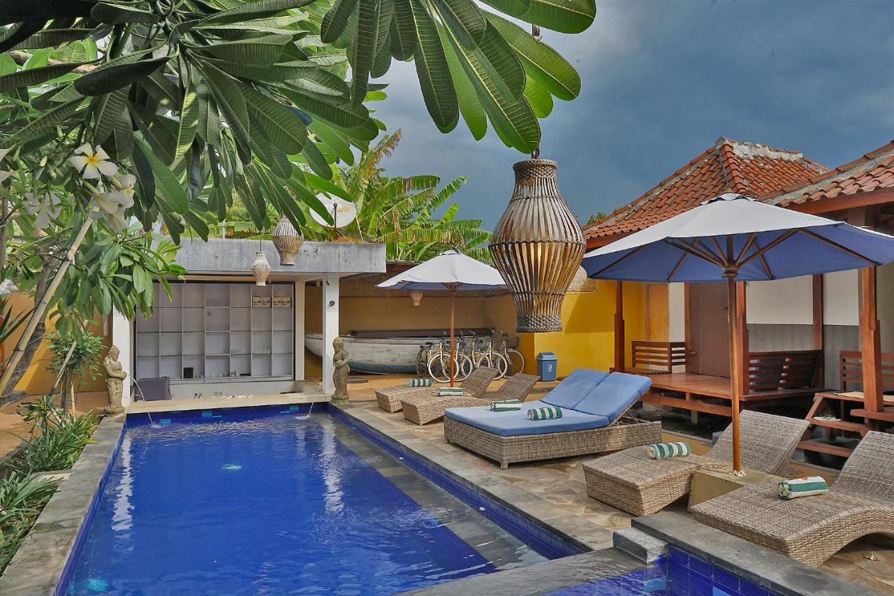 Sari Gili Bungalow Gili Air Eksteriør bilde